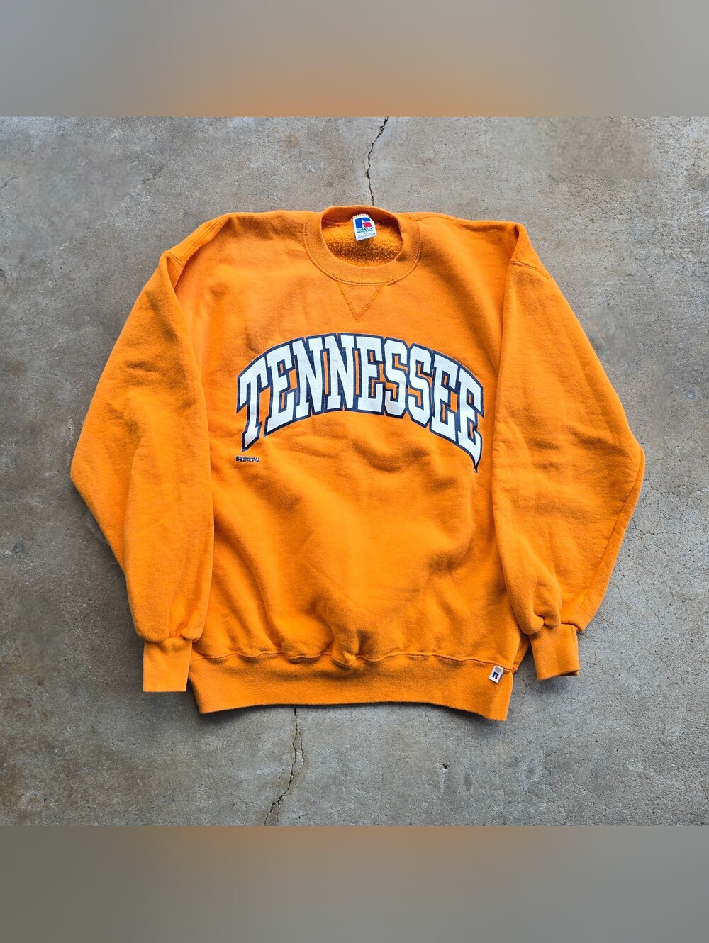 VTG Sweatshirt University of Tennessee  Orange Crewneck XL